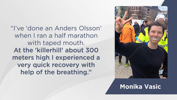 I’ve 'done an Anders Olsson' - ran a half marathon with taped mouth - Conscious Breathing Institute