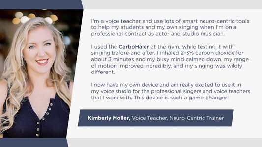 The CarboHaler is a game-changer for my voice when singing - Conscious Breathing Institute