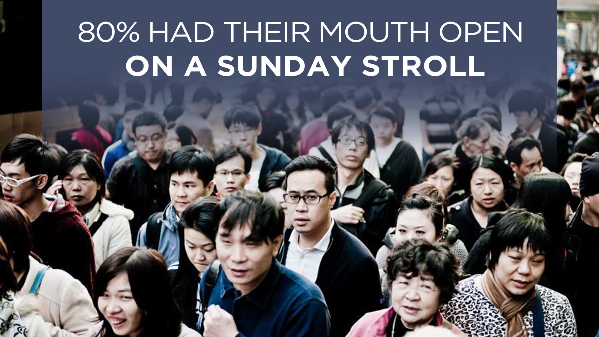 80% had their mouth open on a Sunday stroll - Conscious Breathing Institute
