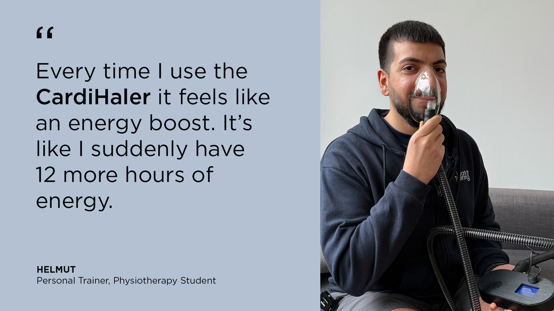 Every time I use the CardiHaler it feels like an energy boost