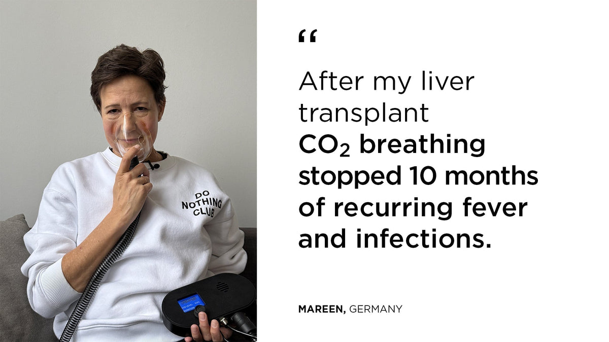 After my liver transplant CO2 breathing stopped 10 months of recurring infections