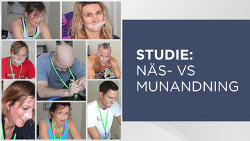 Pilotstudie – näsandning vs munandning
