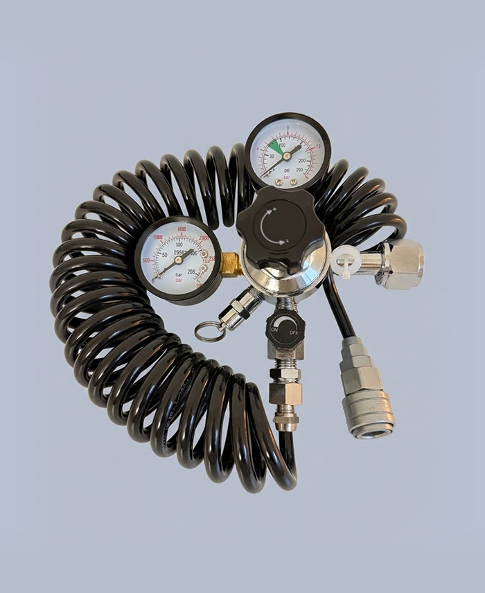Cardisuit Regulator with Coiled Tubing