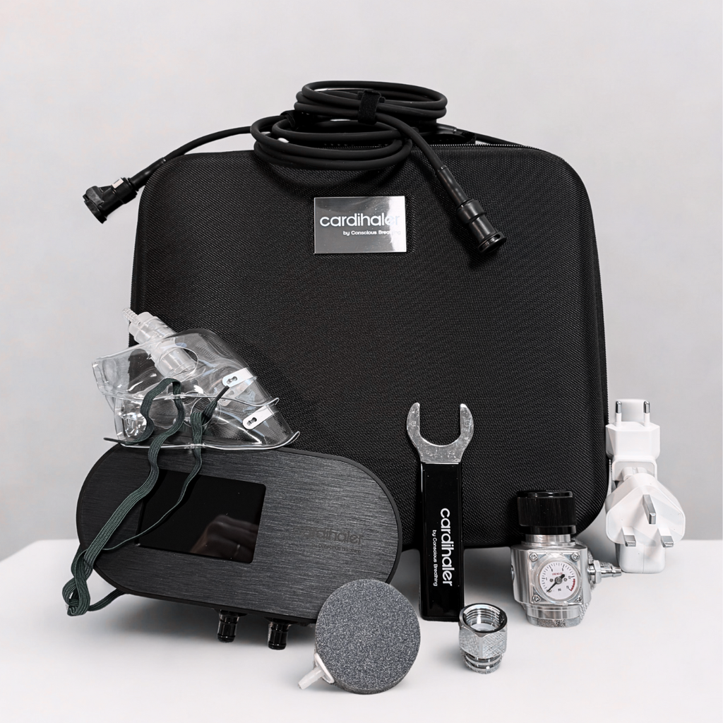 Cardihaler breathing device